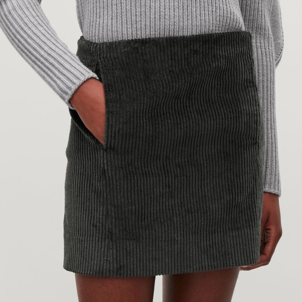 COS corduroy skirt